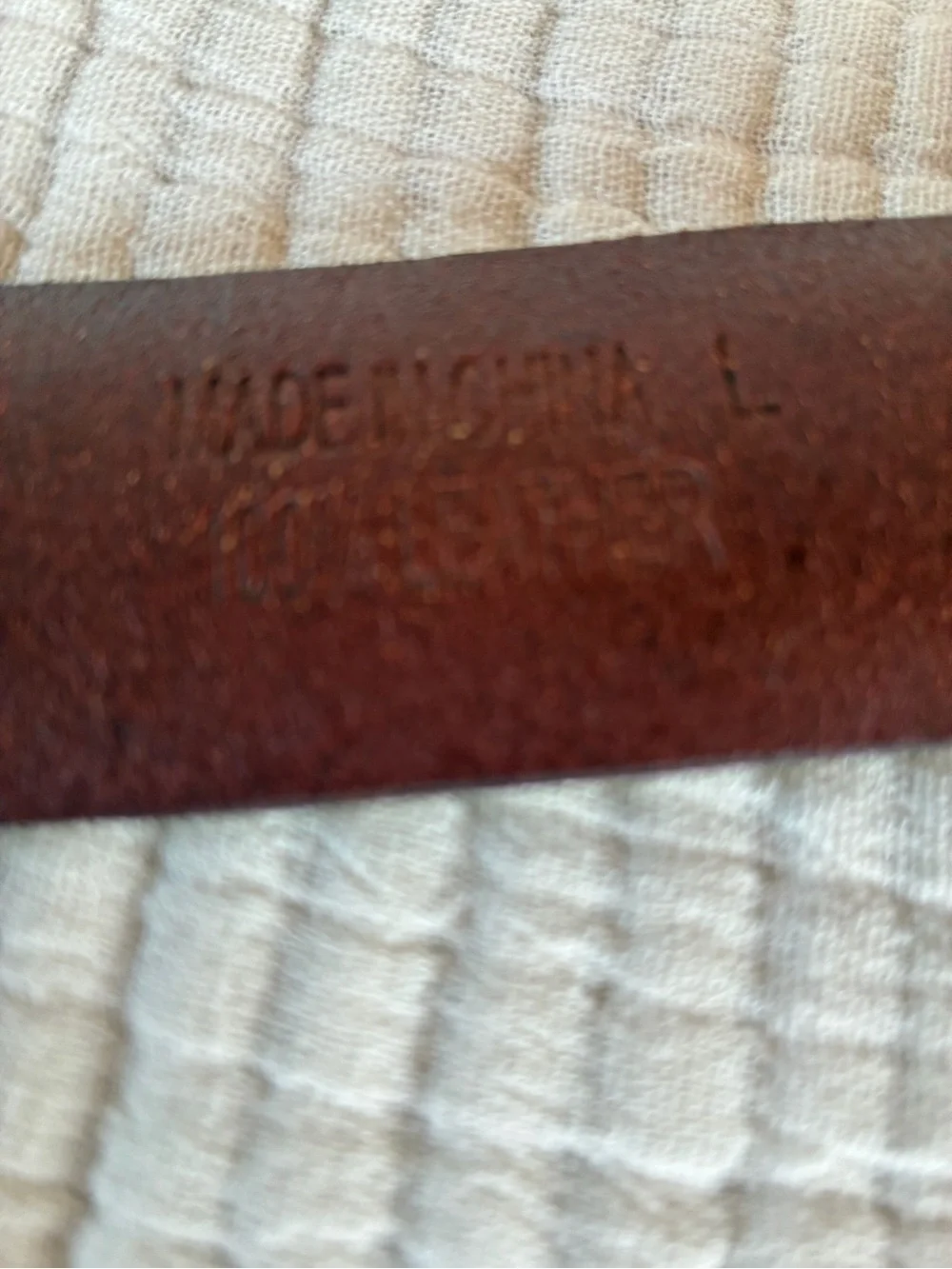 Women’s Brown Leather Studded Belt - Classic Casual Style